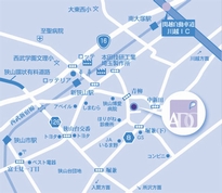 あおやぎ歯科地図